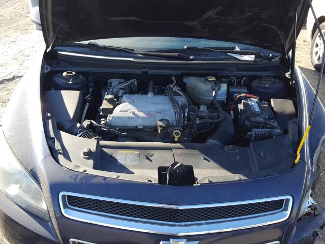 1G1ZH57N494218116 - 2009 CHEVROLET MALIBU 1LT BLUE photo 7