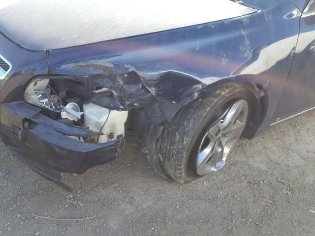 1G1ZH57N494218116 - 2009 CHEVROLET MALIBU 1LT BLUE photo 9