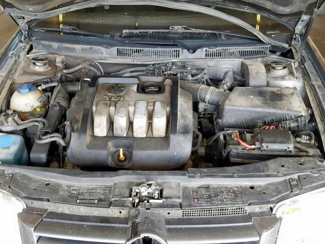 3VWSR69M84M131779 - 2004 VOLKSWAGEN JETTA GLS GRAY photo 7