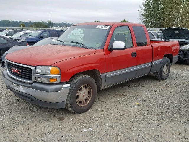 2GTEC19V0X1557717 - 1999 GMC NEW SIERRA RED photo 2