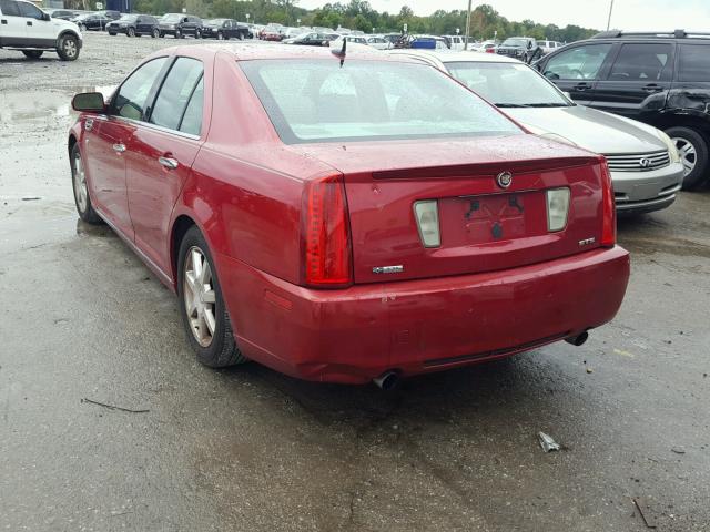 1G6DZ67A380165676 - 2008 CADILLAC STS RED photo 3