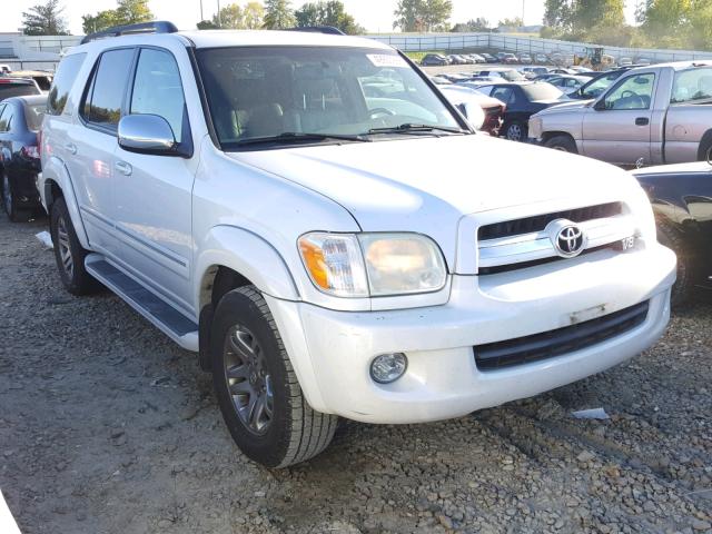 5TDBT48AX7S285558 - 2007 TOYOTA SEQUOIA LI WHITE photo 1