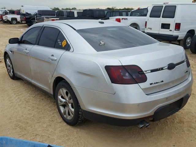 1FAHP2EW9AG159945 - 2010 FORD TAURUS SEL SILVER photo 3