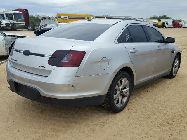 1FAHP2EW9AG159945 - 2010 FORD TAURUS SEL SILVER photo 4