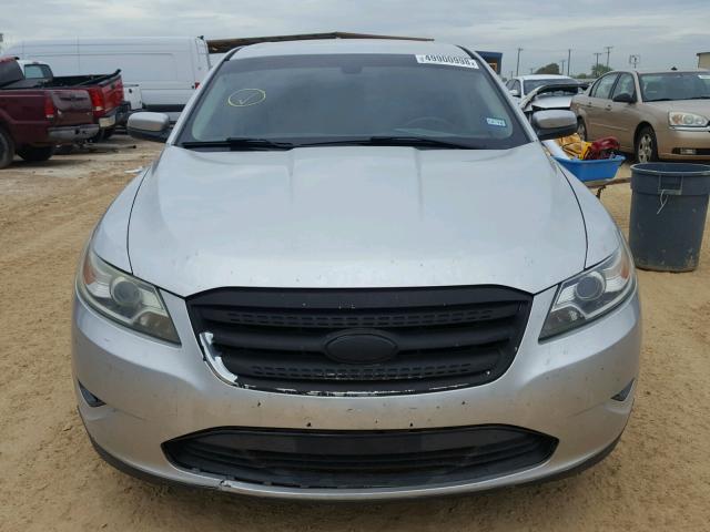 1FAHP2EW9AG159945 - 2010 FORD TAURUS SEL SILVER photo 9