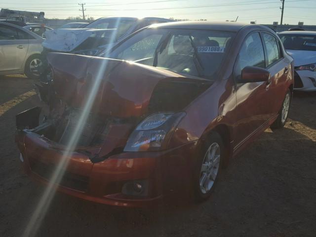 3N1AB6AP6AL684685 - 2010 NISSAN SENTRA 2.0 ORANGE photo 2