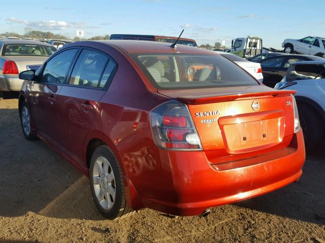 3N1AB6AP6AL684685 - 2010 NISSAN SENTRA 2.0 ORANGE photo 3