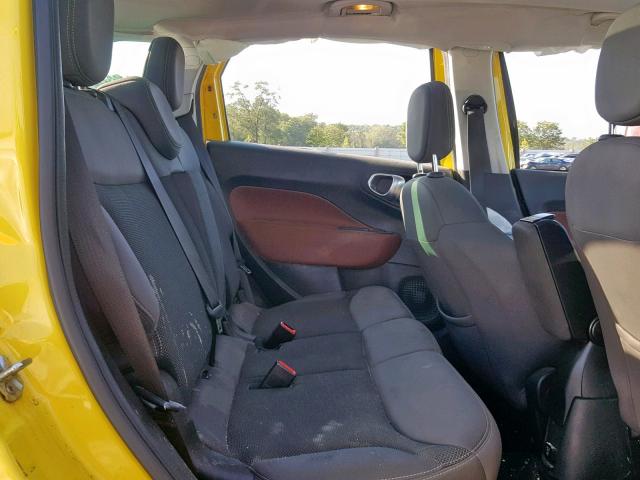 ZFBCFADH0EZ014066 - 2014 FIAT 500L TREKK YELLOW photo 6