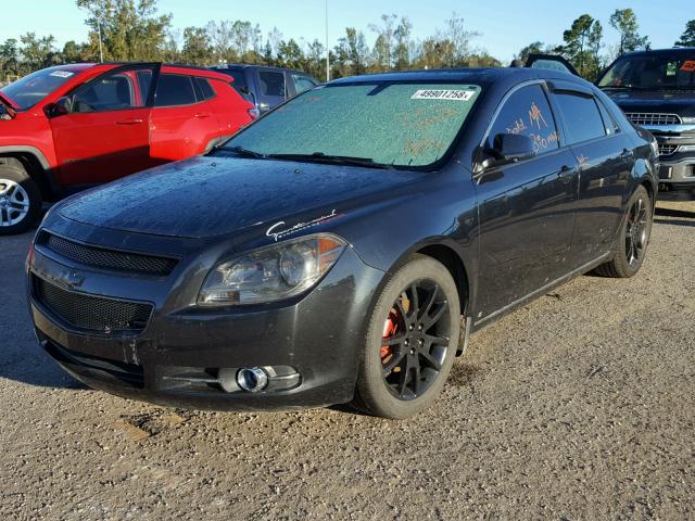 1G1ZE5EB6AF111983 - 2010 CHEVROLET MALIBU LTZ შავი ფოტო 2