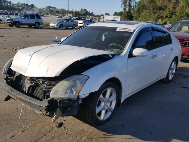 1N4BA41E66C853992 - 2006 NISSAN MAXIMA SE WHITE photo 2