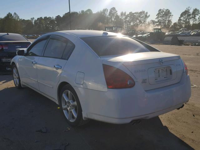 1N4BA41E66C853992 - 2006 NISSAN MAXIMA SE WHITE photo 3