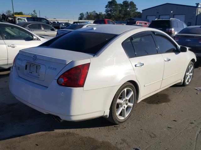 1N4BA41E66C853992 - 2006 NISSAN MAXIMA SE WHITE photo 4