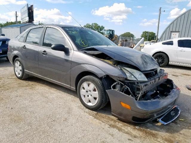 1FAFP34N56W255221 - 2006 FORD FOCUS ZX4 GRAY photo 1