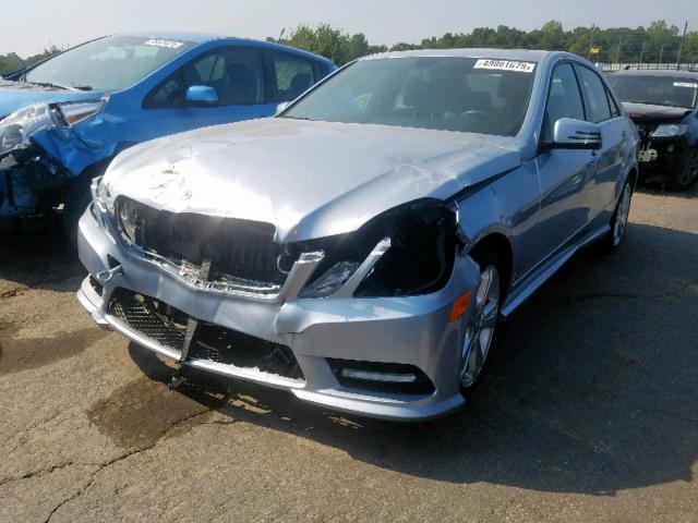 WDDHF5KB5DA678973 - 2013 MERCEDES-BENZ E 350 GRAY photo 2