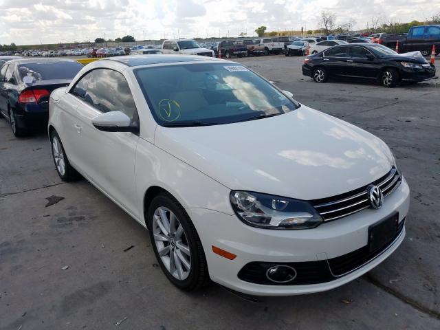 WVWBW7AH9CV020212 - 2012 VOLKSWAGEN EOS KOMFOR WHITE photo 1