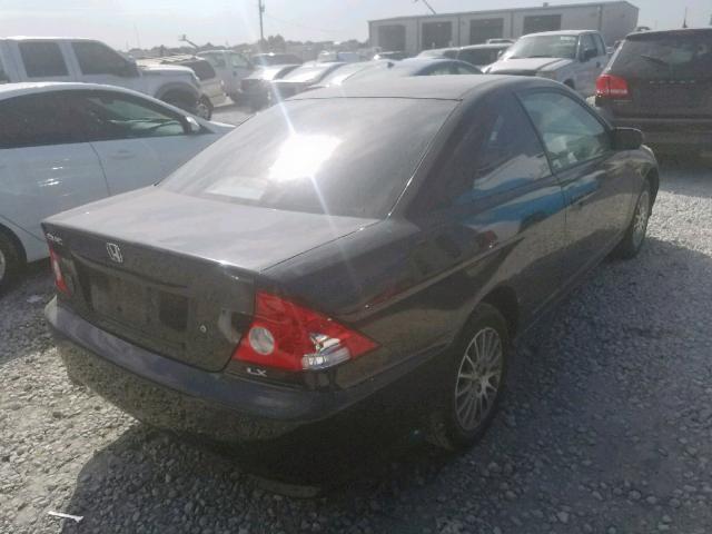 1HGEM22564L054892 - 2004 HONDA CIVIC LX BLACK photo 4