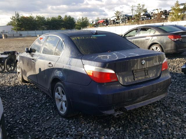 WBANF33566CB86616 - 2006 BMW 525 XI BLUE photo 3