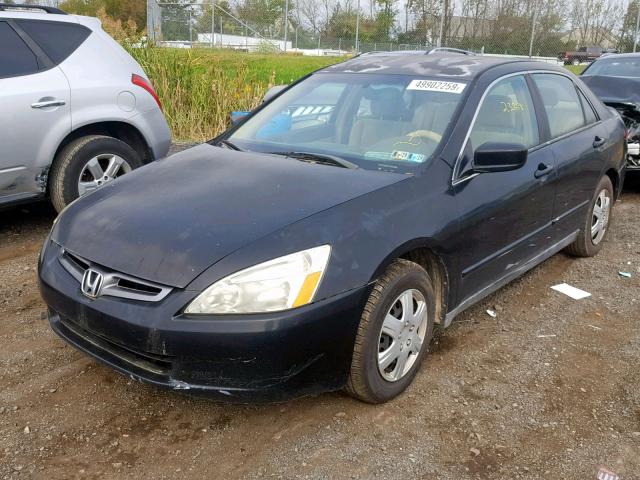 1HGCM56494A159030 - 2004 HONDA ACCORD LX BLACK photo 2