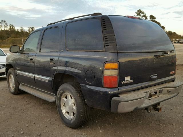 1GKEK13T85J190972 - 2005 GMC YUKON BLUE photo 3