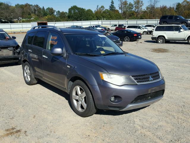 JA4MT41X97U006453 - 2007 MITSUBISHI OUTLANDER GRAY photo 1