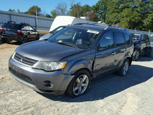 JA4MT41X97U006453 - 2007 MITSUBISHI OUTLANDER GRAY photo 2