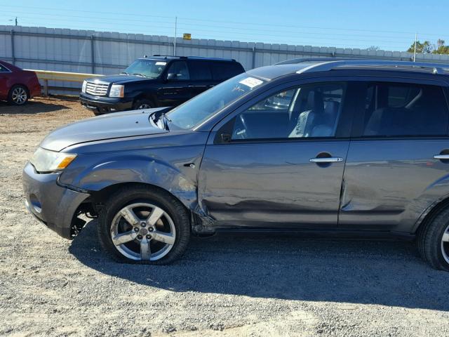 JA4MT41X97U006453 - 2007 MITSUBISHI OUTLANDER GRAY photo 9