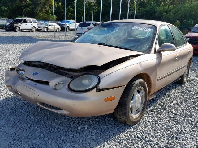 1FALP52U4TG290914 - 1996 FORD TAURUS GL GOLD photo 2