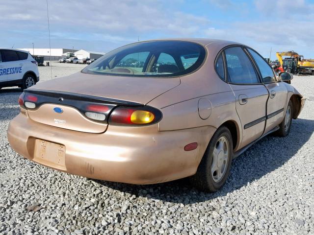 1FALP52U4TG290914 - 1996 FORD TAURUS GL GOLD photo 4