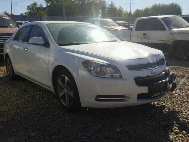 1G1ZC5E00CF199596 - 2012 CHEVROLET MALIBU 1LT WHITE photo 1