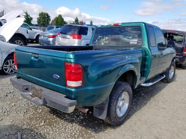 1FTZR15V3YPA52491 - 2000 FORD RANGER SUP GREEN photo 4