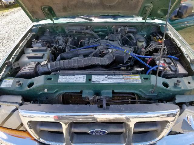 1FTZR15V3YPA52491 - 2000 FORD RANGER SUP GREEN photo 7