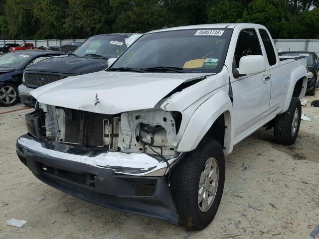 1GCJSDDE3A8112614 - 2010 CHEVROLET COLORADO L WHITE photo 2