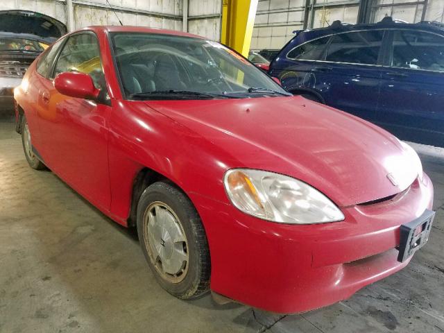 JHMZE14712T001941 - 2002 HONDA INSIGHT RED photo 1