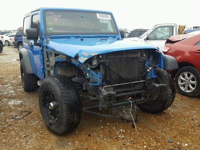 1J4AA2D15BL623481 - 2011 JEEP WRANGLER S BLUE photo 1