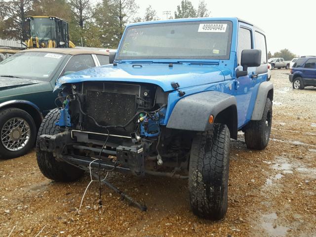 1J4AA2D15BL623481 - 2011 JEEP WRANGLER S BLUE photo 2