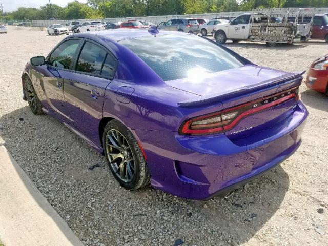 2C3CDXEJ8GH179555 - 2016 DODGE CHARGER SR PURPLE photo 3