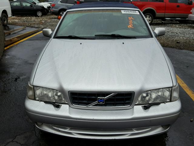 YV1NC62D24J048433 - 2004 VOLVO C70 HPT SILVER photo 9