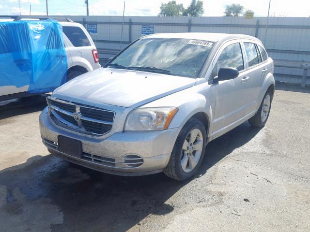 1B3CB4HA9AD618733 - 2010 DODGE CALIBER SX SILVER photo 2