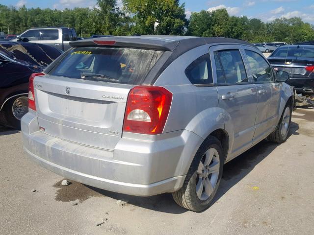 1B3CB4HA9AD618733 - 2010 DODGE CALIBER SX SILVER photo 4