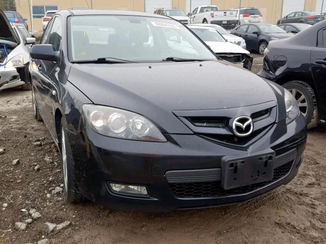 JM1BK343871686804 - 2007 MAZDA 3 HATCHBAC BLACK photo 1