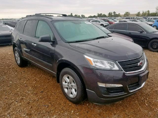 1GNKRFED6DJ211823 - 2013 CHEVROLET TRAVERSE L CHARCOAL photo 1