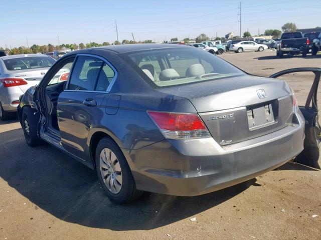 1HGCP26379A153991 - 2009 HONDA ACCORD LX GRAY photo 3