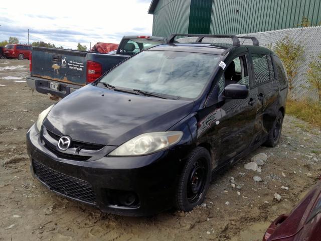 JM1CR193460122925 - 2006 MAZDA 5 BLACK photo 2