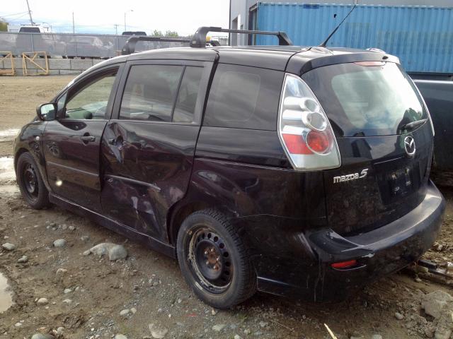 JM1CR193460122925 - 2006 MAZDA 5 BLACK photo 3