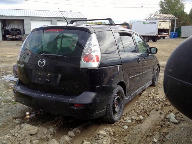 JM1CR193460122925 - 2006 MAZDA 5 BLACK photo 4