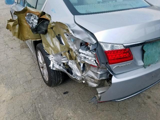 1HGCR2F89EA251761 - 2014 HONDA ACCORD EXL SILVER photo 9