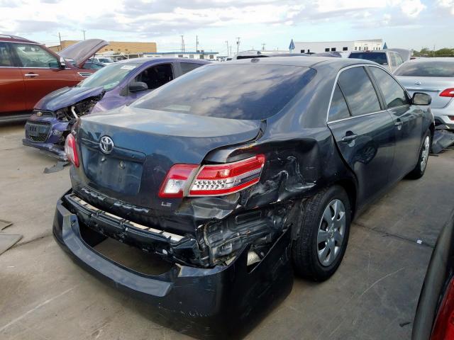 4T1BF3EK8BU182900 - 2011 TOYOTA CAMRY BASE CHARCOAL photo 4