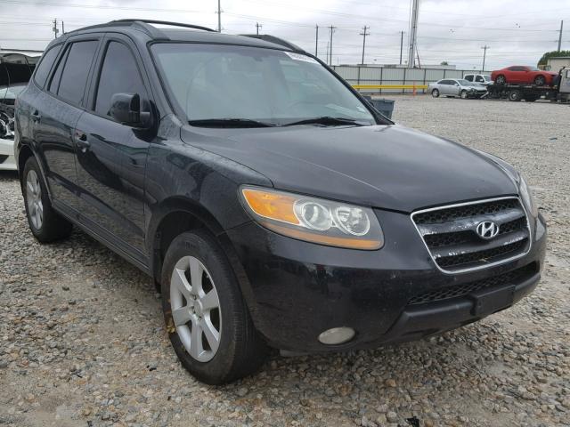 5NMSH13E87H088109 - 2007 HYUNDAI SANTA FE S BLACK photo 1