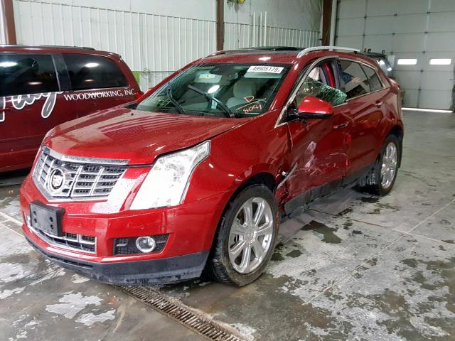 3GYFNGE33FS598054 - 2015 CADILLAC SRX PREMIU MAROON photo 2