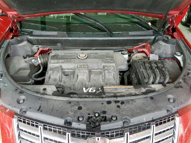 3GYFNGE33FS598054 - 2015 CADILLAC SRX PREMIU MAROON photo 7